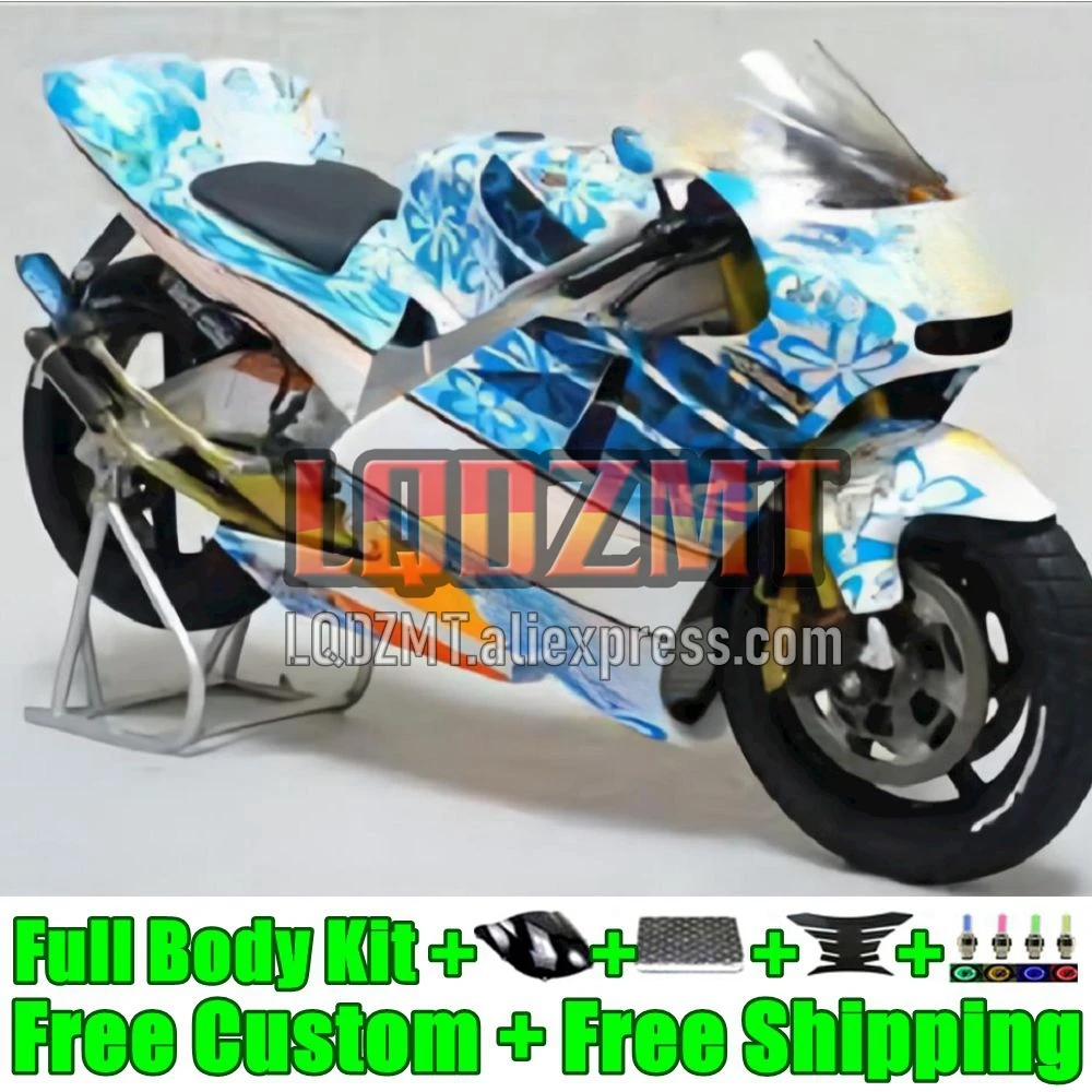 Factory blue RS250RR For Aprilia RS 250 RS-250 RS250 RR 1998 1999 2000 2001 2002 2003 16No.47 RSV250 98 99 00 01 02 03 Fairings