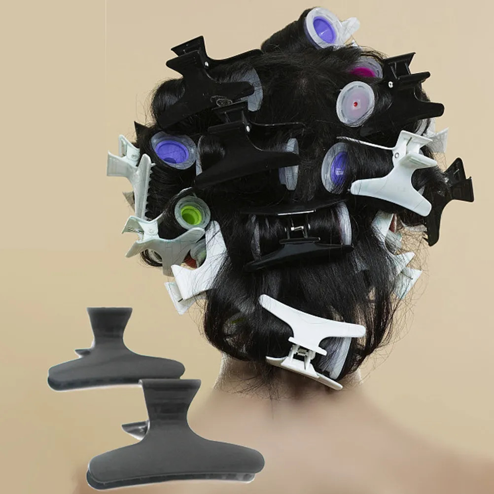 

24Pcs Butterfly Clips Premium Plastic Non-Slip Hair Clamps for Styling Drying Sectioning Salon Use Professional Hairdressing
