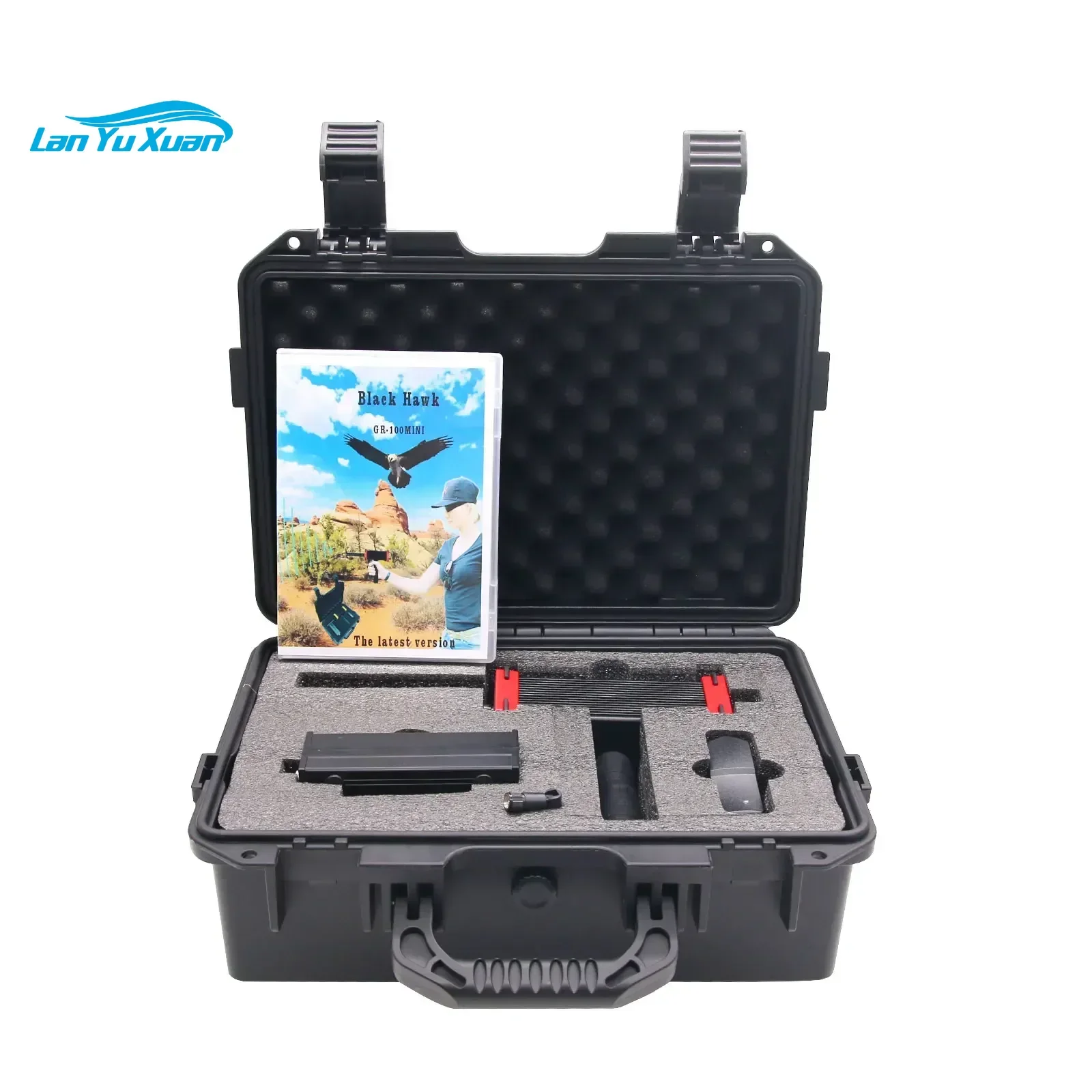 

Mini GR-100 Red Long Range Gold Detector Underground Gold Silver Gem Diamond Metal Detector