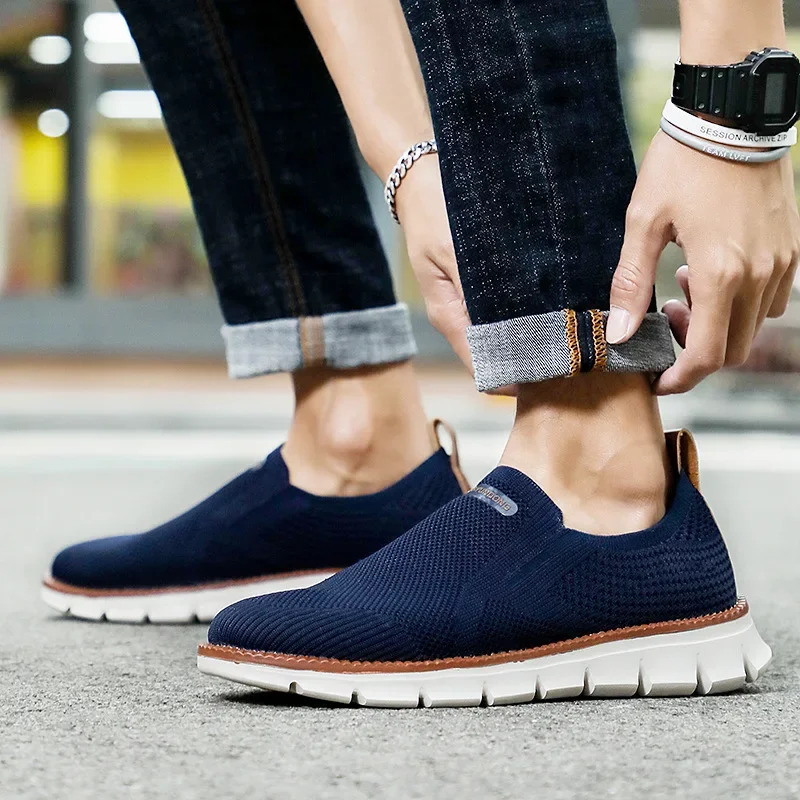 Hoge Kwaliteit Mannen Sneakers Schoenen Mannen Loafers Mode Ademend Mesh Man Casual Dansschoenen Mannelijke Trainer Zapatillas Hombre