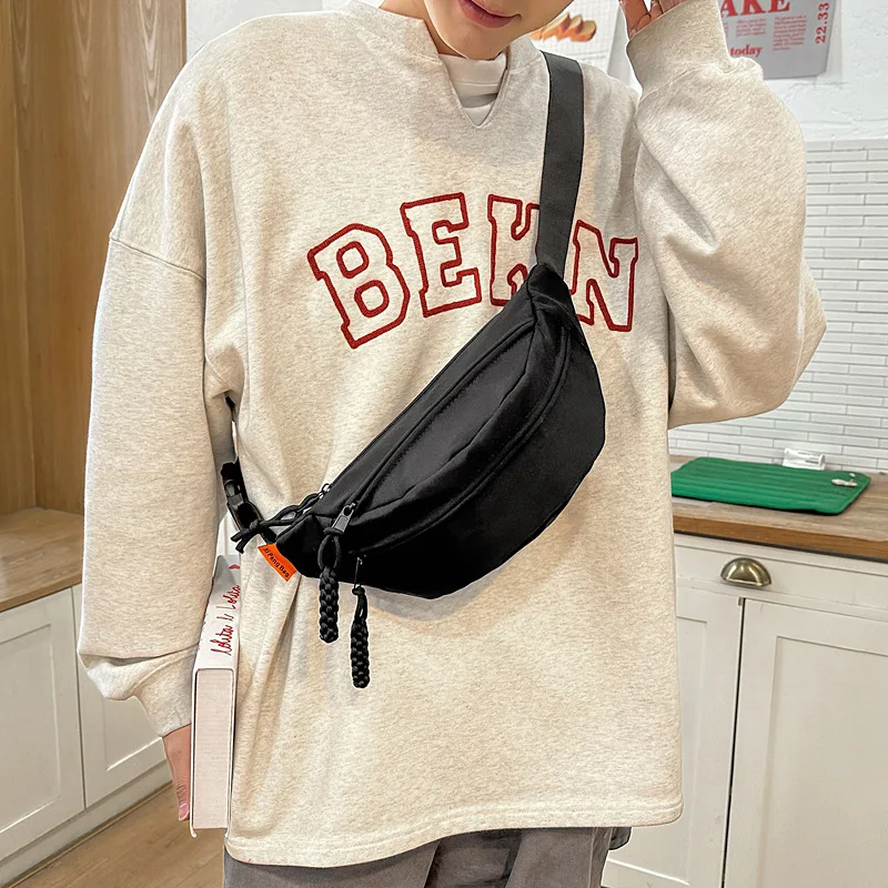 

​2025 Minimalist Chest Sling Pack - Waterproof Unisex Waist Bag, Lightweight Crossbody Bag for Commute Travel Riding Gift​