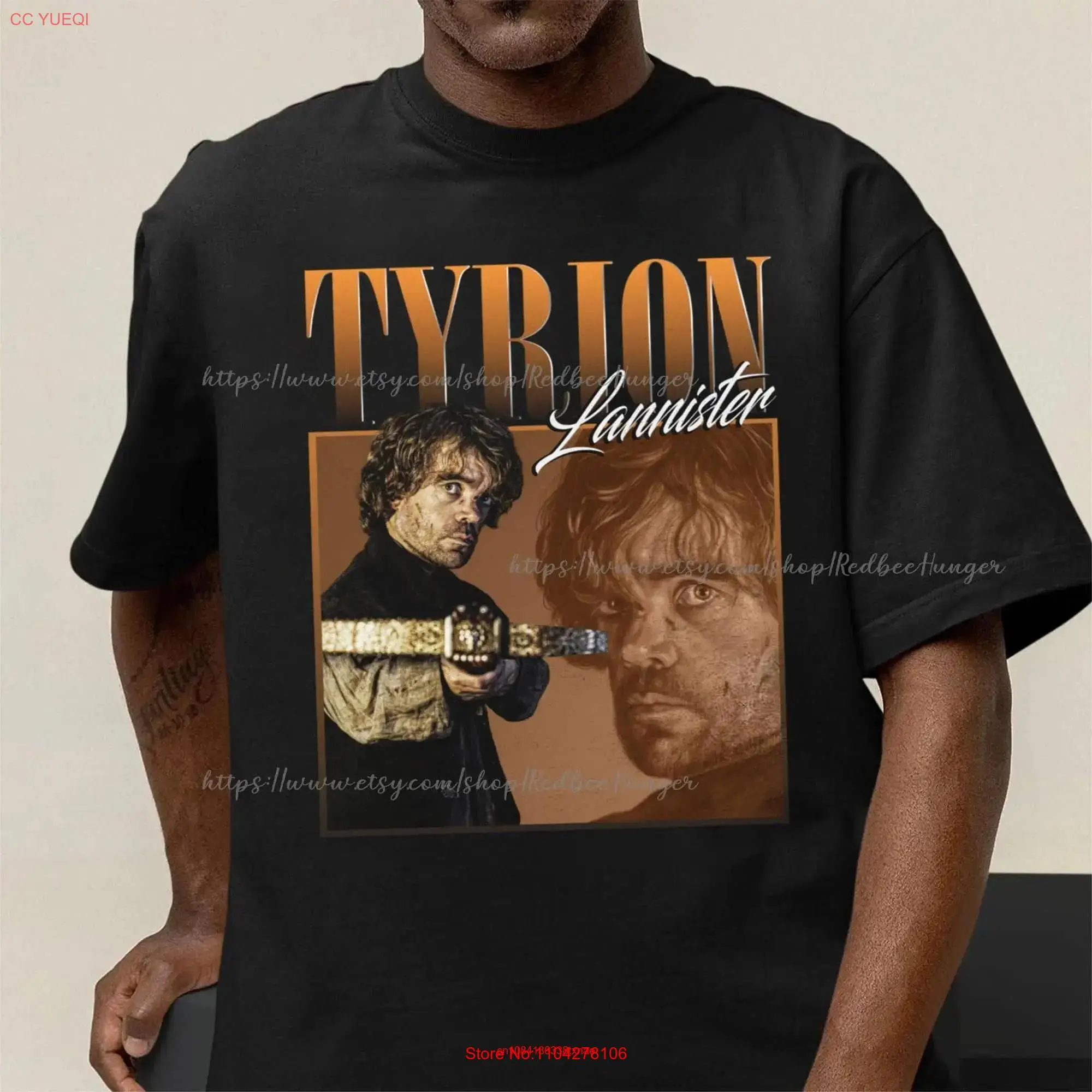 Tyrion Lannister Vintage T shirt 90s GOT Characters Horror Movie Character SweaT long or short sleeves