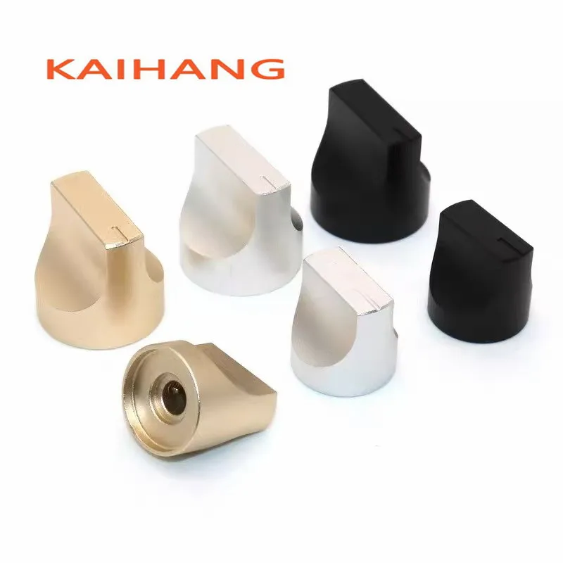 1PCS 20X20mm/25X25mm Potentiometer Amplifier Volume Knob Cap Duck - Billed Shape Aluminum Alloy Knob Cap Circular Hole 6MM