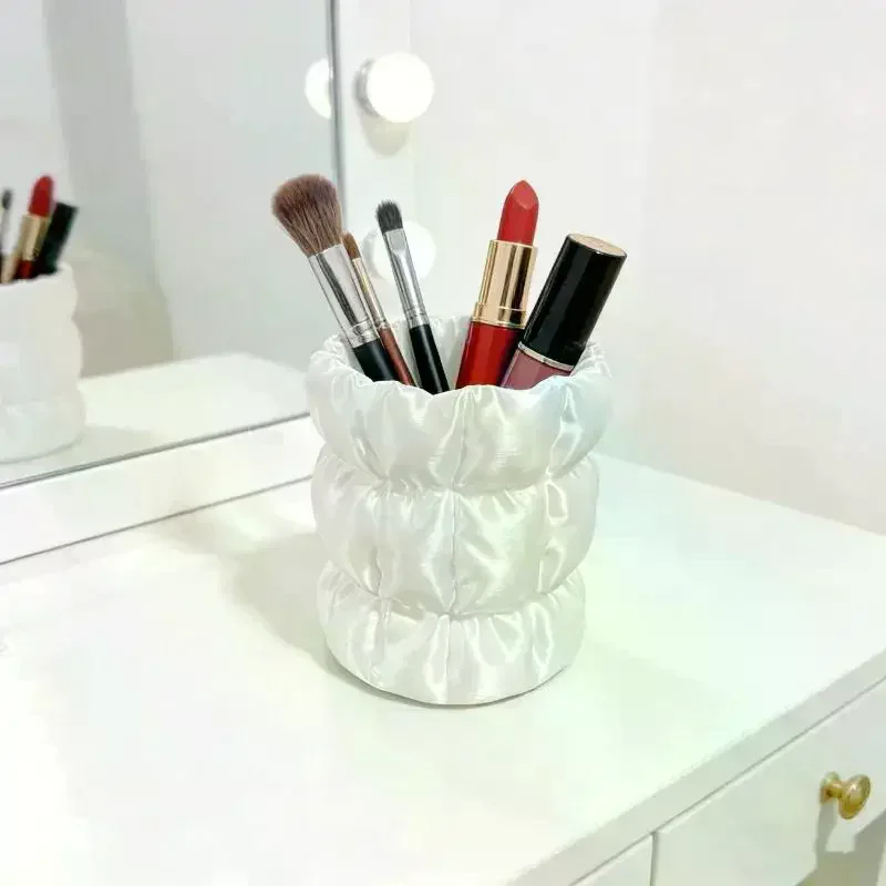Makeup Brush Storage Tube, Elegant Facial Makeup Tool Storage Rack, Home Storage Rack Makeup Brush Bucket