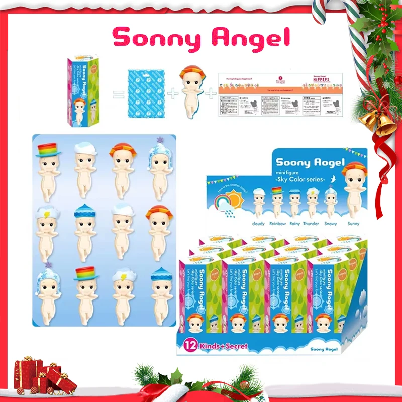 Sonny Angel Weather series Blind Box Decorative Toy Anime Figures Phone Cute Ornaments Dolls Children Birthday Christmas Gift