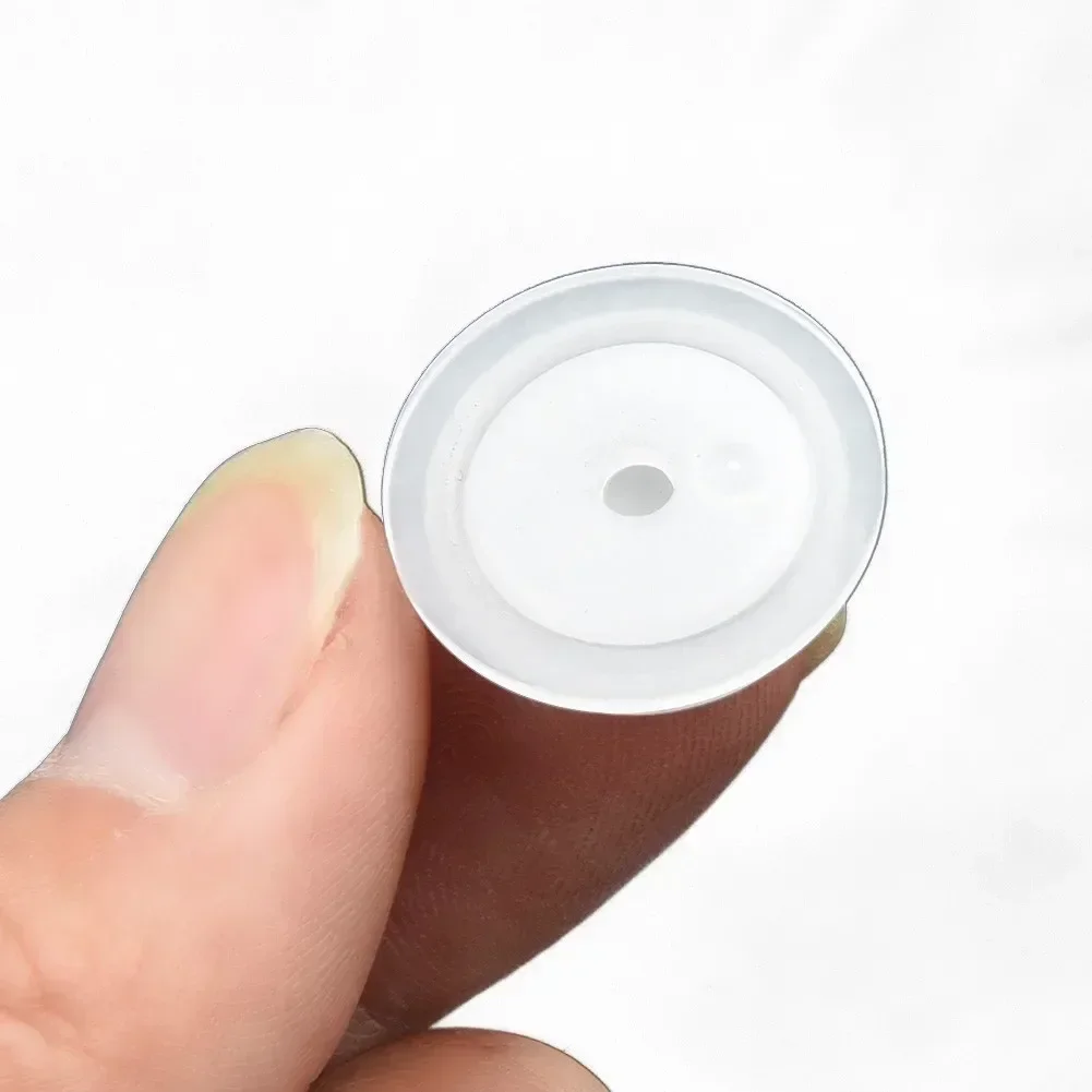 50Pcs/Set One-way Degassing PE Valve With Filter Exhaust Ventilation Vent Coffee Bean Storage Bag Coffee Bag Exhaust Valves
