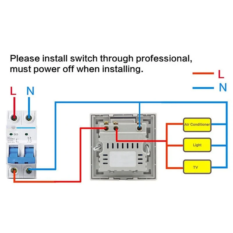 N15R-2X Hotel Power Switch Delayed Power Off Energy-Saving Induction Card Three-Wire Induction 40A Low Frequency 220V