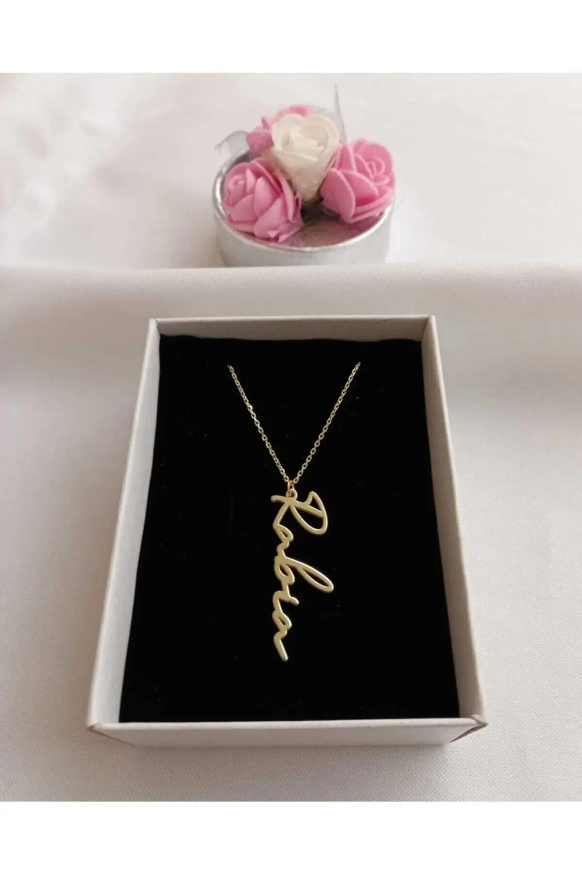 

Women's Three-Dimensional Name Necklace Plated 925 Sterling Silver Say Your Name Let's Make the Necklace Gift Products