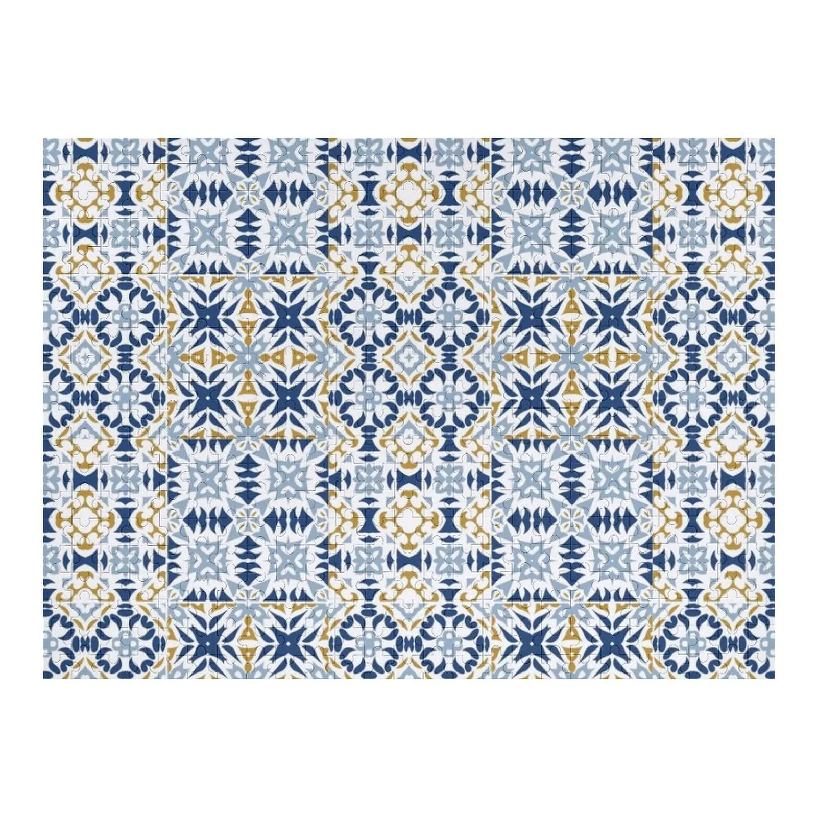 

Смешанные португальские головоломки Azulejos, индивидуальные игрушки для детей, деревянный подарок на заказ, деревянная игра для взрослых, детская головоломка