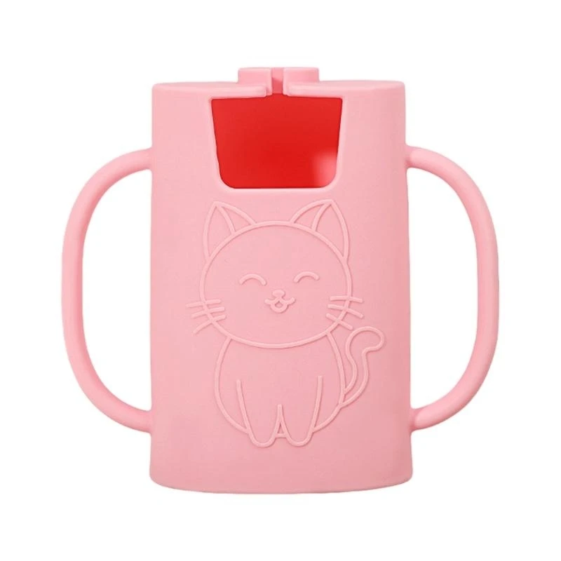 

G2TC Baby Puree Holder Case Protector Silicone Cup Cover Beverage Sleeve Anti Squeezing Ensures Comfort