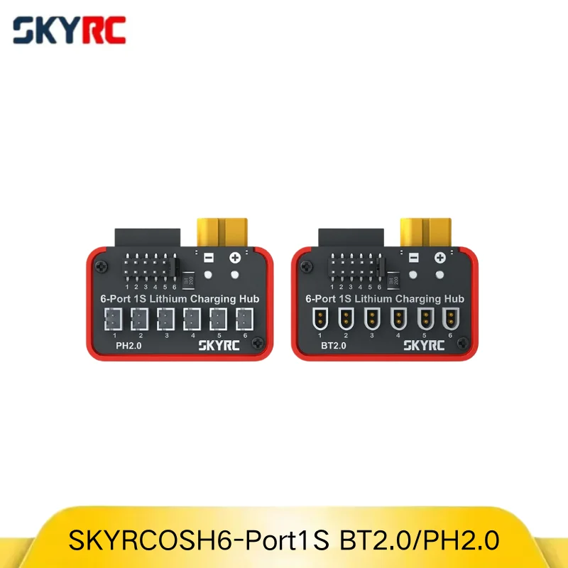SkyRC OSH 6-портовый 1S Lipo-концентратор для зарядки аккумулятора для B6neo B6neo 2 B6ACneo Parallel Charge LiPo LiHV Li-ion LiFe 6X SkyRC OSH 6-портовый 1S Lipo-концентратор для зарядки аккумулятора для B6neo B6neo 2 B6ACneo Parallel Charge LiPo LiHV Li-ion LiFe 6X