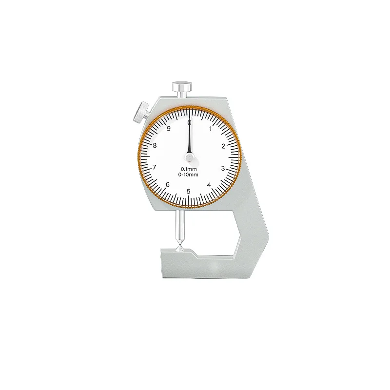 0-10/20mm Dial Thickness Gauge Steel Pipe Sheet Leather Thickness Measurement Dial Type Thickness Gauge