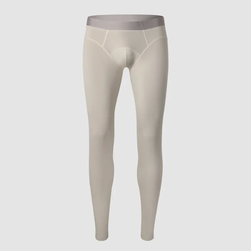 Men'slongjohnssingle-piecethin leggings youth line pants thermal pants slim-fitting autumn and winter leggings cotton wool pants