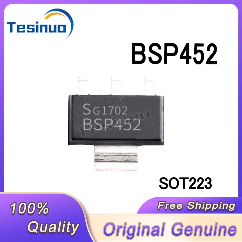 

5/PCS New Original BSP452HUMA1 BSP452 SOT223 Power switch chip In Stock