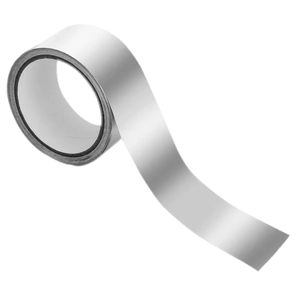

Aluminum Foil Tape 45mmx50m Silver Heavy Duty High Temp Adhesive Wrap for HVAC Pipe Insulation Metal Plastic Glass
