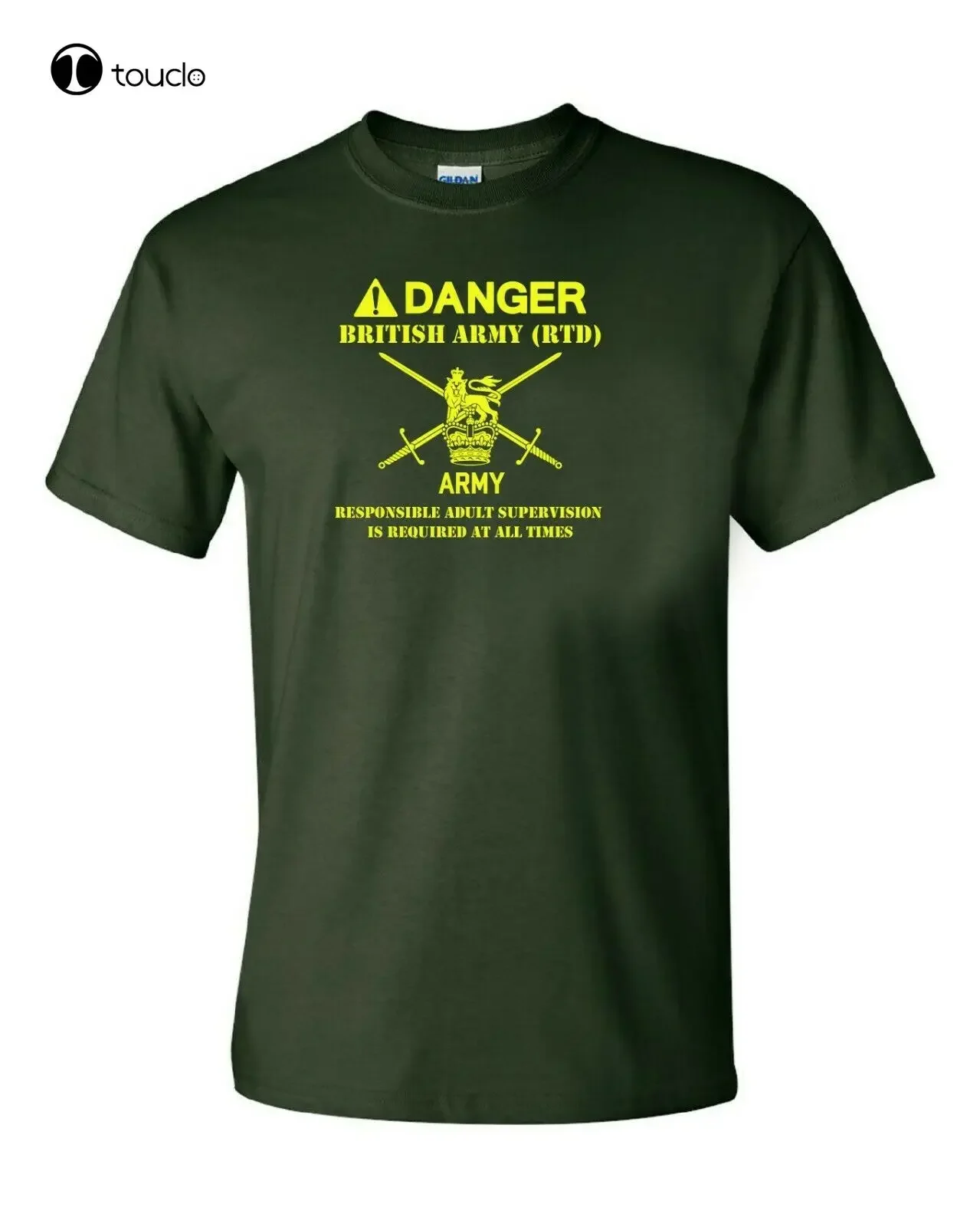 British Army (Rtd) T-Shirt Funny T-Shirt Responsible Adult Military T-Shirt