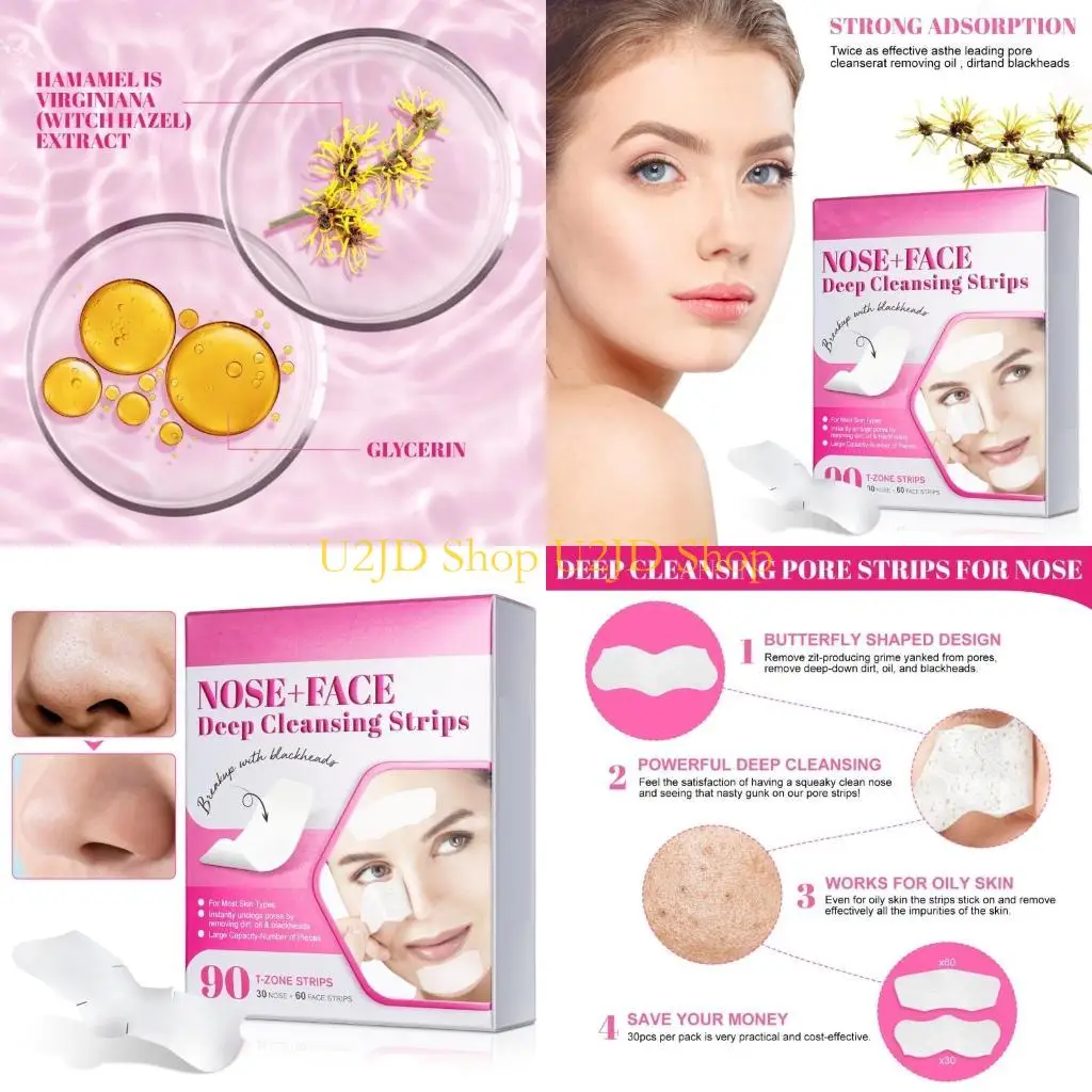 U2jd Blackhead Remover Mask Mask Deep Cleansing Shrink Pore Acne-behandeling Masker Huidverzorging