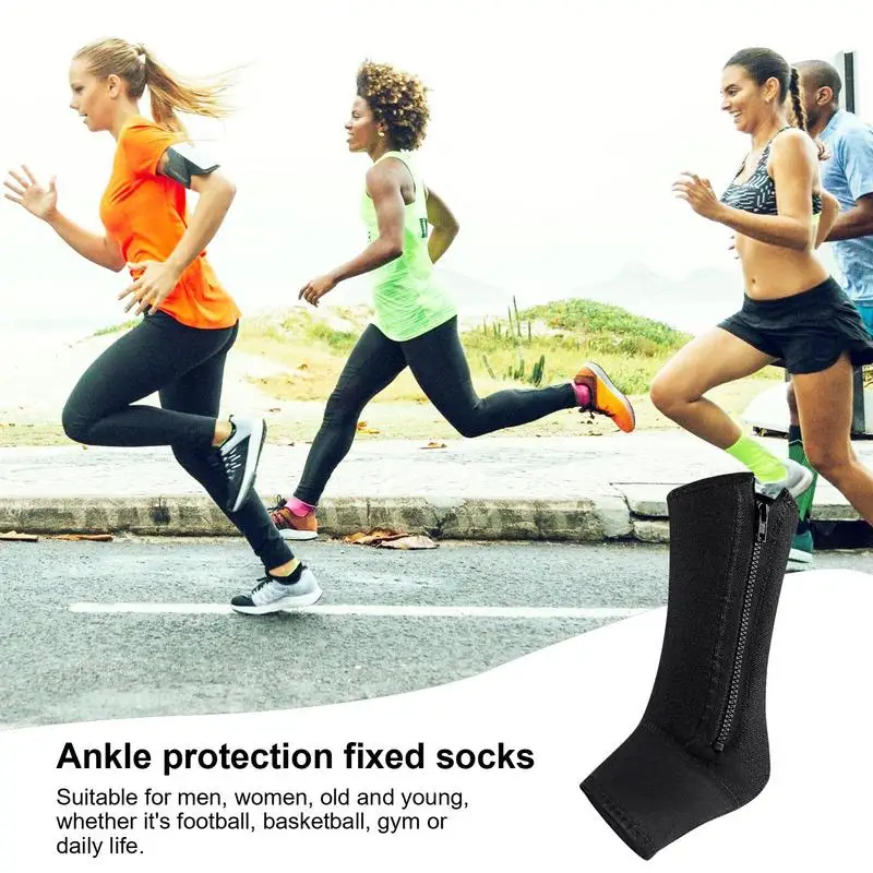 

Compression Ankle Brace Ankle Support Socks For Basketball Elastic Achilles Tendon Compression Sleeve Adjustable Breathable