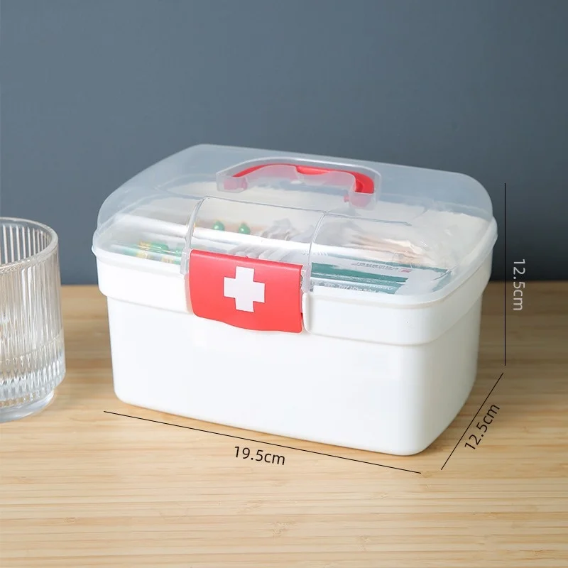 Medical box for home use, regular medicine for student dormitories, medical box for emergency medicine, medicine storage box for