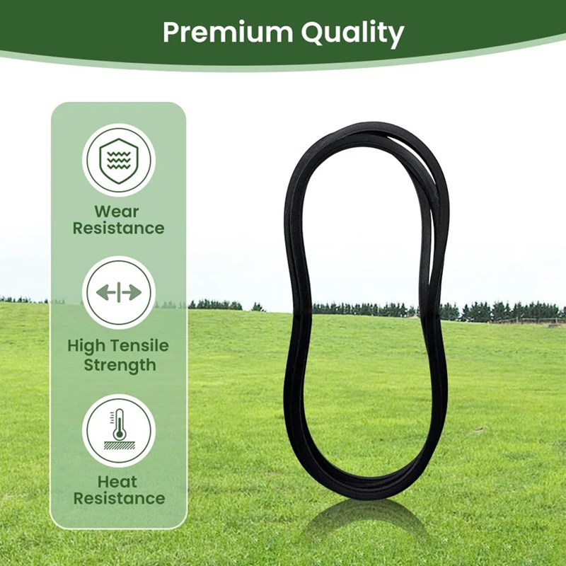 2 Pack 144959 Deck Belt for LT1000 LT3000 DLT3000 42 Inch Riding Mower Replacement Parts 532144959(1/2x95Inch)-A49I view 2