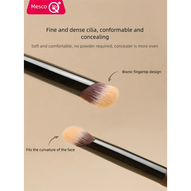 MSQ round Club Series Thumb Concealer Makeup Brush for Tear Trough Acne Marks Spot Large And Small Sizes Finger Makeup Tool