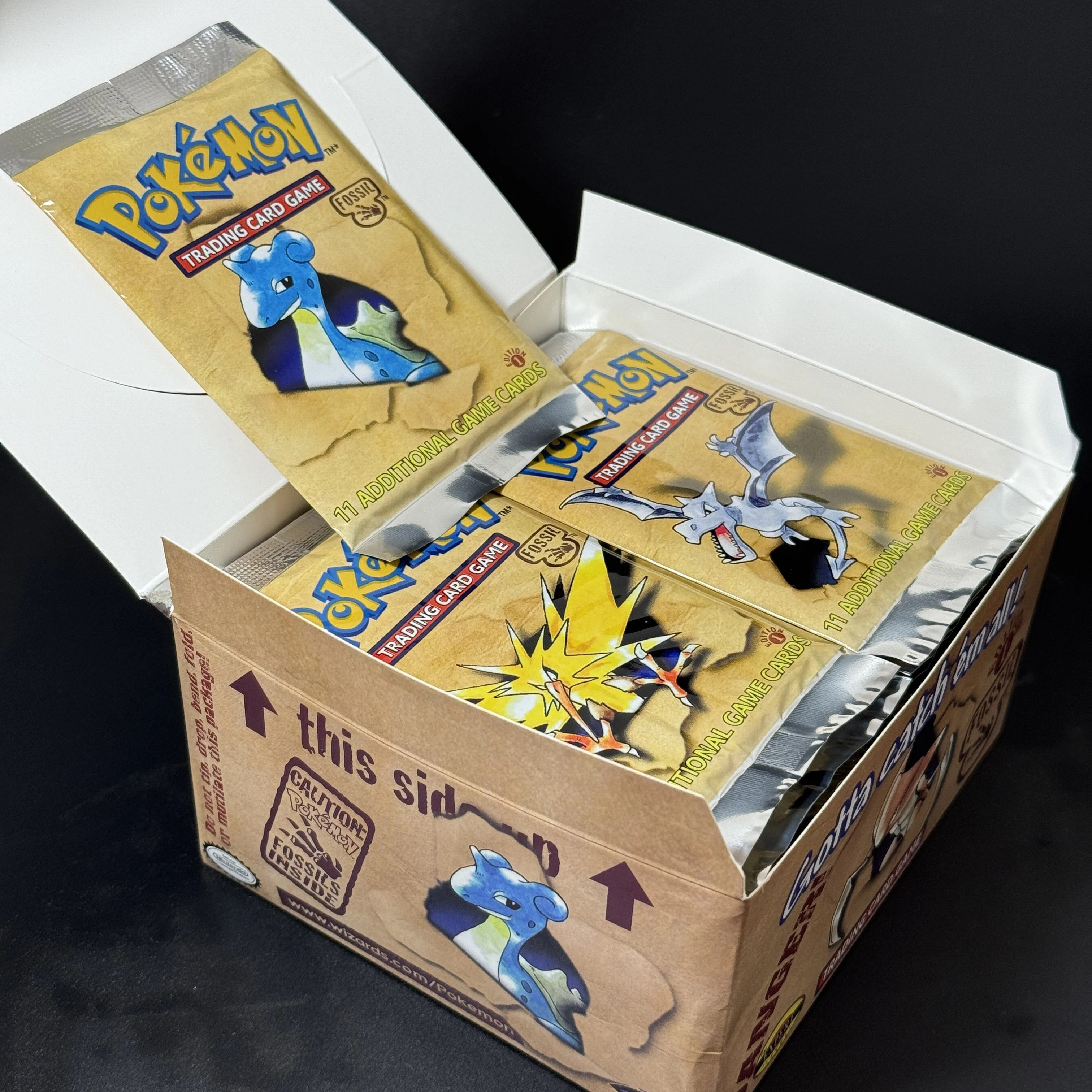 PKM Base Set Fossil Jungle Team Rocket Neo Destiny Booster Box 1999 2000 Year 1st Edition 1Box 36 Packs Proxy Game Cards Sealed