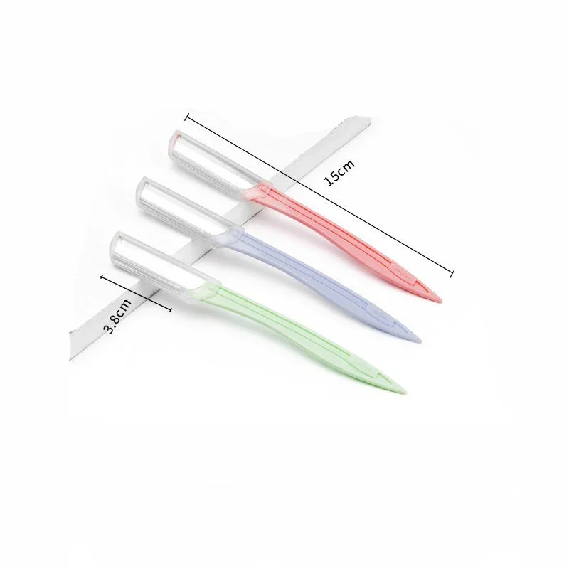 Set di epilatori per sopracciglia per donne Trucco Bellezza Sopracciglia Viso Depilazione Strumento per lo styling Lama in acciaio Rasoio per il viso Trimmer