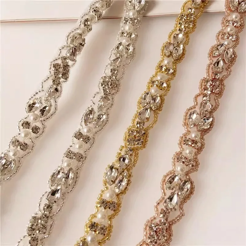 

New Hand Sewn Crystal Diamond Jewelry, High-end Wedding Dresses, Evening Gowns, Waistbands, Costumes, Decorative Accessories