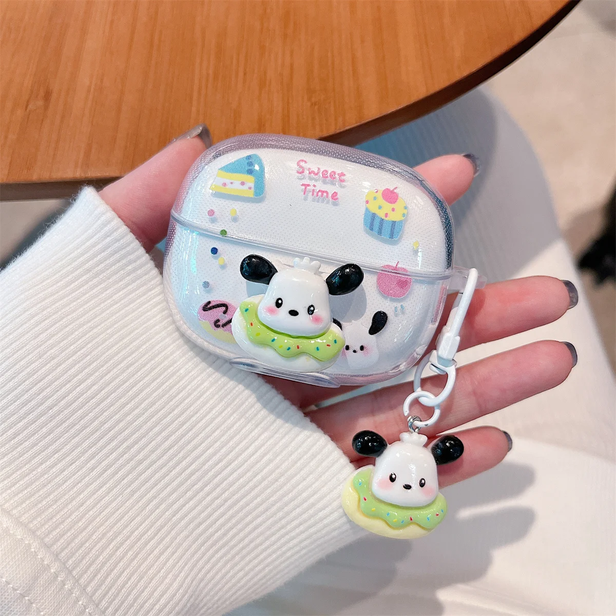 حافظة شفافة كرتونية لهاتف هواوي FreeBuds SE4 سماعات رأس لاسلكية غطاء زهور ملون لهاتف هواوي FreeBuds SE 4 ANC