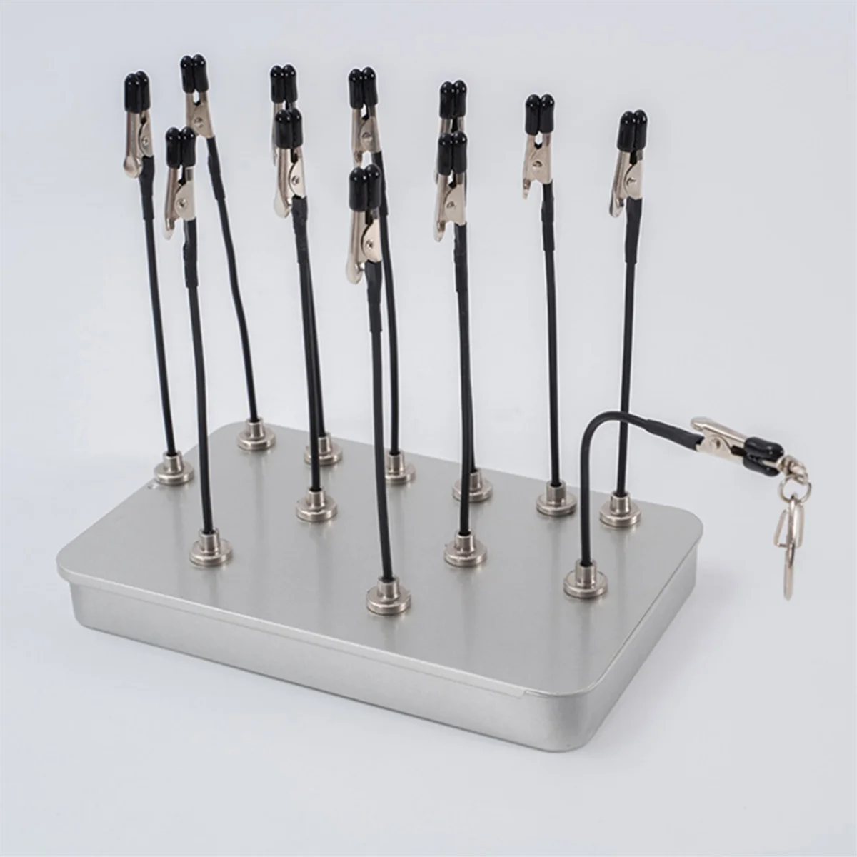 N18R 12pcs Model Painting Stand Base Holder Magnetic Bendable Alligator Clip Sticks Set Modeling Tools for Airbrush