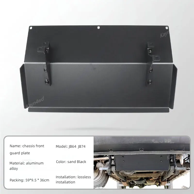 오프로드 알루미늄 합금 섀시 아머 섀시 프론트 가드 펜더, 2019 + 스즈쿠 짐니 JB64 JB74 용, 4x4 개조 액세서리