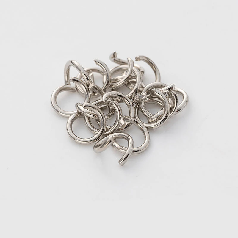 100Pcs Open Jump Rings for Jewelry Making, Open Jump Rings for Jewelry Making Supplies, Crafts and Keychains