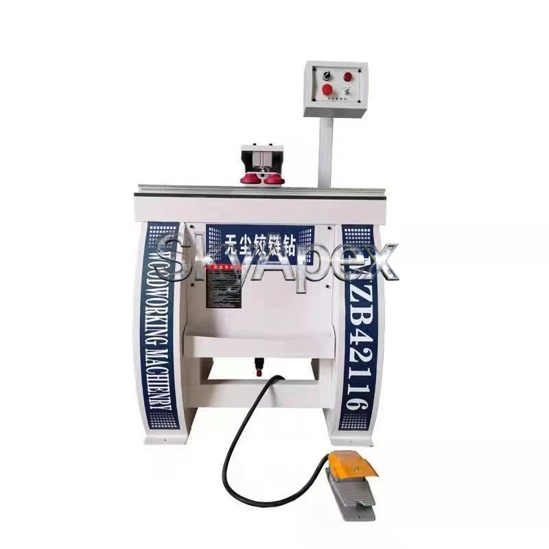 

Wood Boring Machine Single Double Head Bench Type Dust Free Hinge Drilling for Cabinet Door Woodworking Industrial Tool