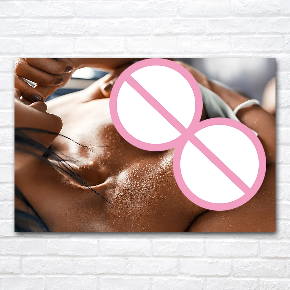 Woman Body Art Photos Printed Canvas Painting Home Room Wall Decor Posters Aesthetic Bedroom Decoration