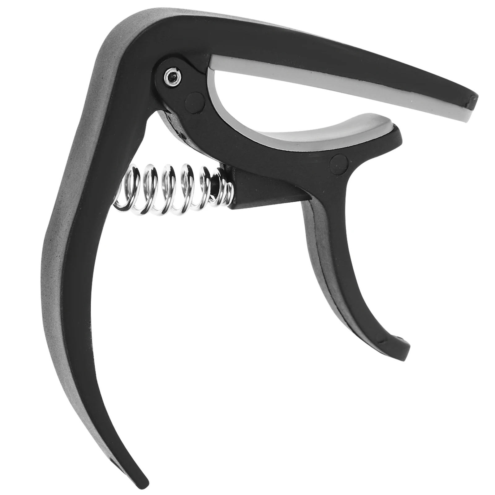 

Guitar Black Anti Slip Suitable Acoustic Classical Guitars Ukulele Accessories Acoustic Capo Tuner Clip Portable