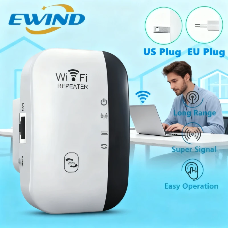 

Беспроводной Wi-Fi усилитель третьего поколения 300 Мбит/с, 2,4G-маршрутизатор, расширитель диапазона Wi-Fi, усилитель мощности 802.11N, повторитель Wi-Fi