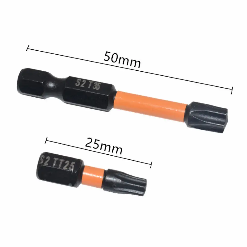 Efficient S2 Steel Screwdriver Bits Kit Star Plum Hollow Head For Power Tool Drill Driver Home Maintenance Set