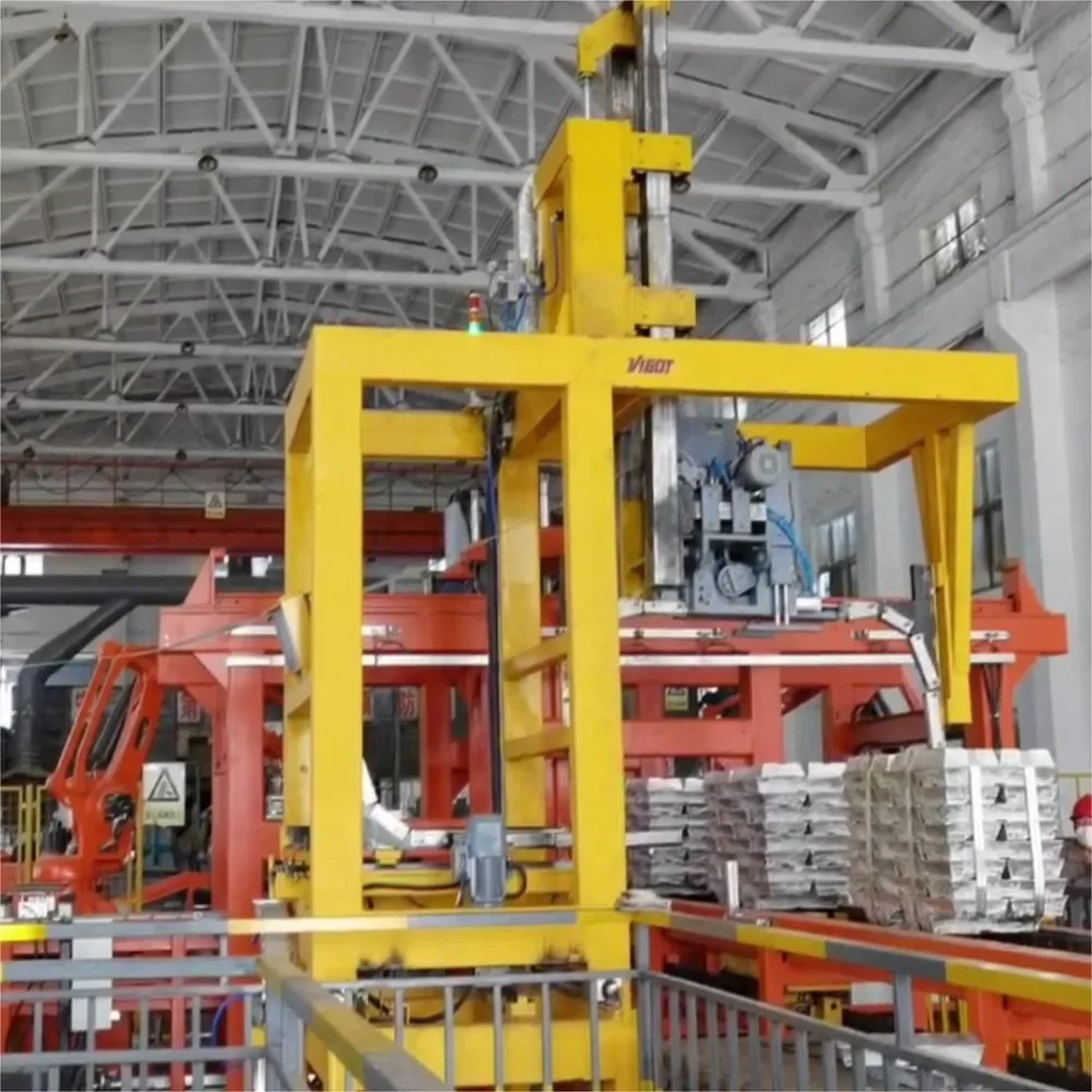 Automatic Steel Coil Strapping Machine Intelligent Bundling Equipment for Steel Pipe Plate Packing Line