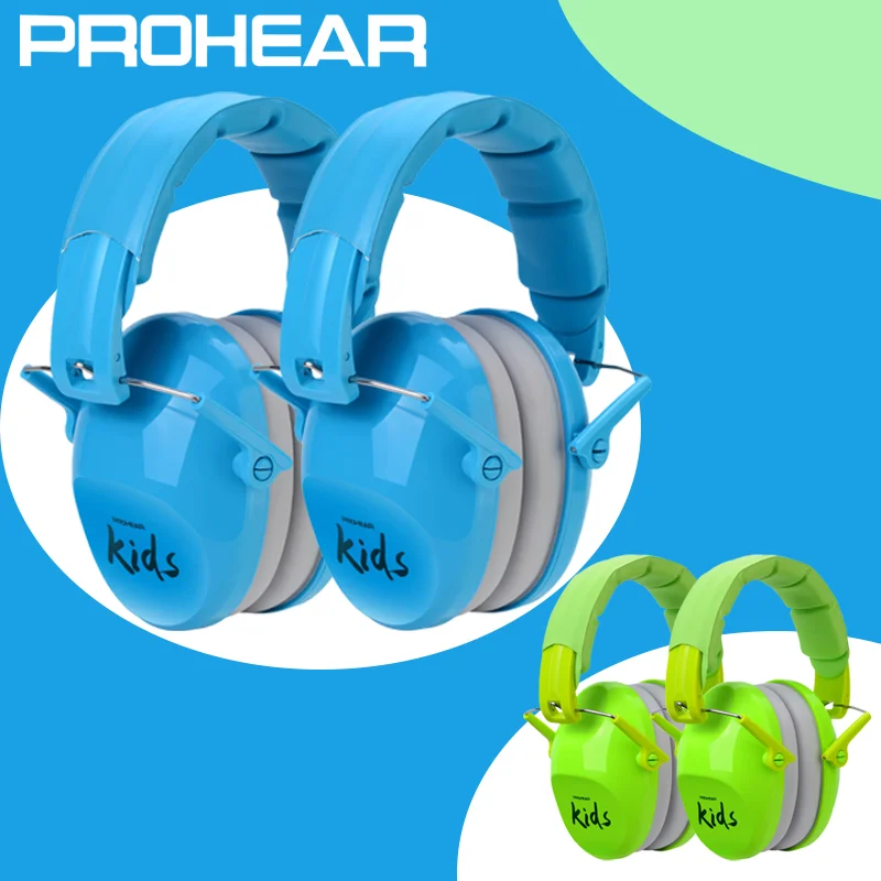 

PROHEAR 4Pcs Kids Earmuffs Passive Noise Reduction Hearing Protectors Children Safety Ear Protection Ear Muffs for Reading Gift