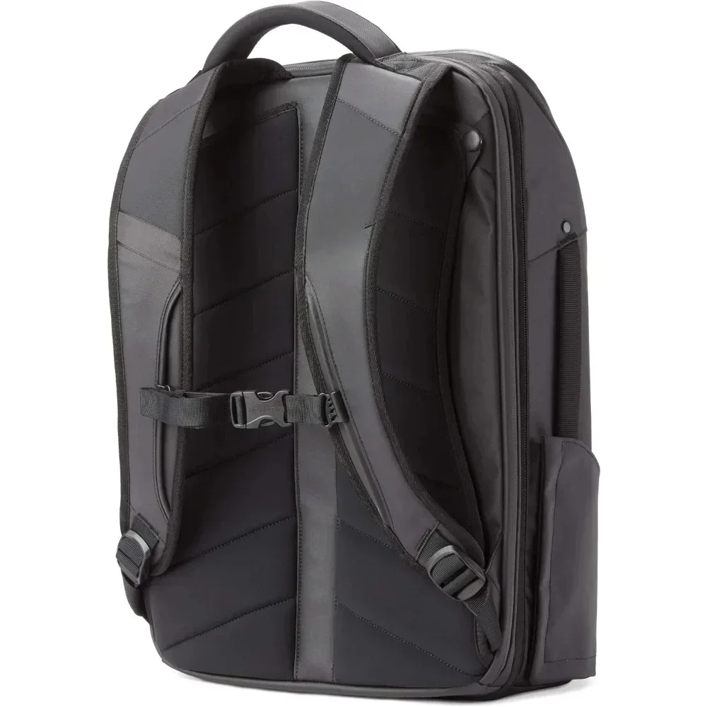 home.20L Water Resistant Laptop Bag - TSA-Ready Expandable Black Backpack