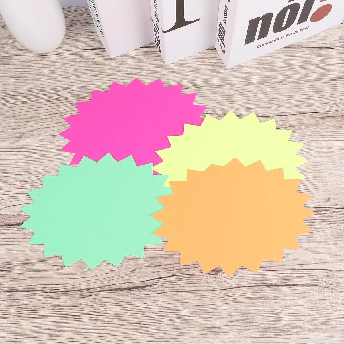 

80pcs Price Label Sticker Mini Explosion Signs For Supermarket Table Decor Crafts Party Favors