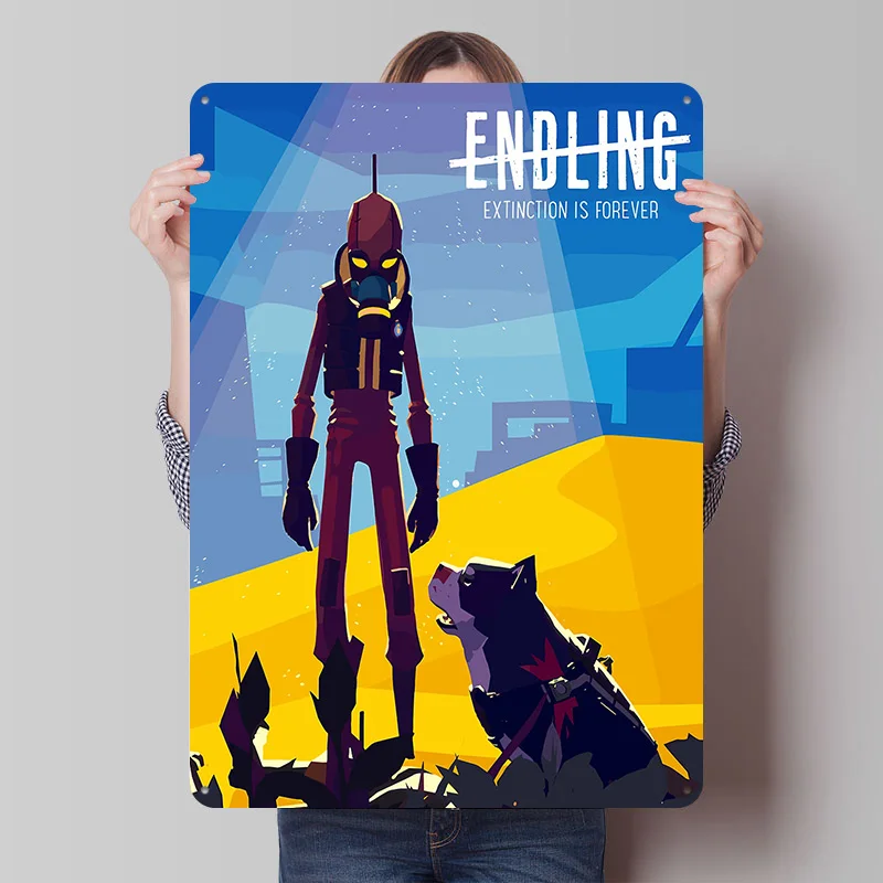 Металлические винтажные таблички с принтом «Endling Extinction Is Forever», на заказ, для декора спальни, дома, интерьера