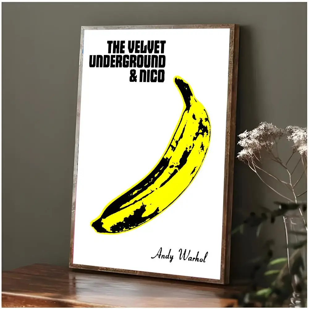 rock band vintage T-The Velvet Underground Poster Modern Wall Art Bedroom Living Room Print Unframed