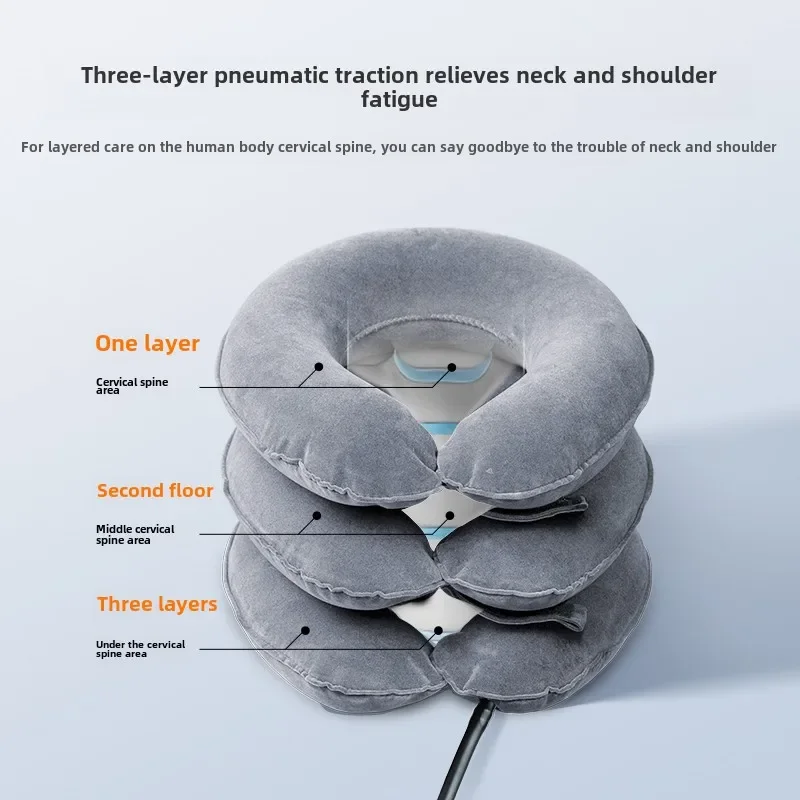 Cervical retractor Household neck protection for the treatment of cervical spondylosis Special orthotics Inflatable cervical