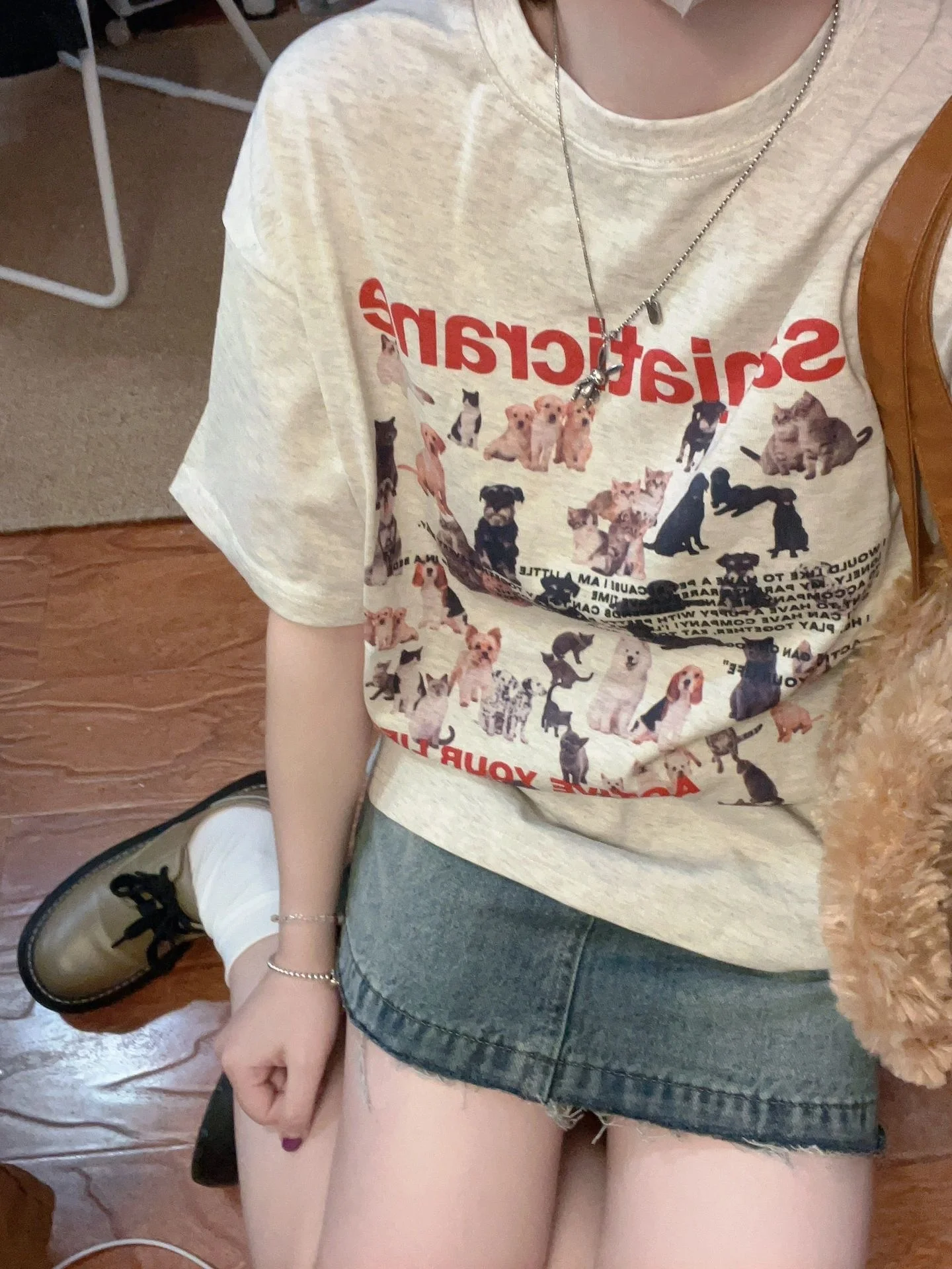 High Waist A-Line  Skirt Women's Denim Skirts Korean Sle Commute Pure Color ort Skirts Vintage Hong Kong Flavor