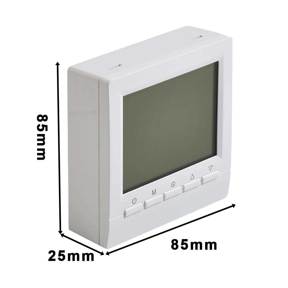 Controller Room Thermostat Battery Type Digital Gas Boiler Thermostat Household Room Temperature Blue Backlight