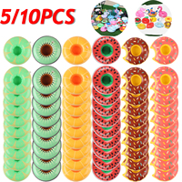 5/10PCS inflatable cup holder set tray, inflatable swimming pool drink holder floating coaster, summer swimming pool party.