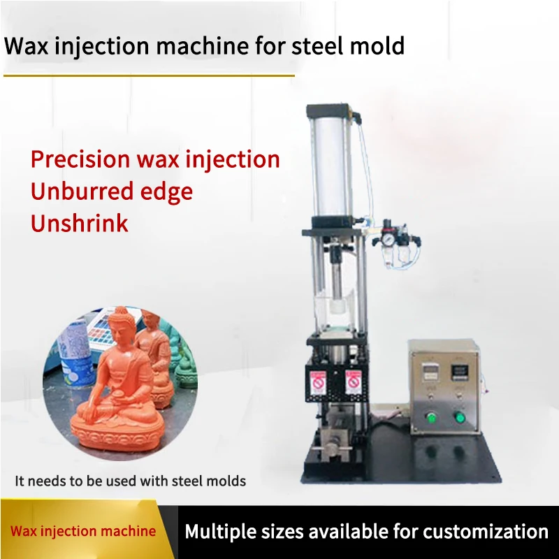 Medium-Size Steel Mold Wax Injection Machine Precision Ornament Jewelry Making Three-Dimensional Buddha Statue Casting Equipment