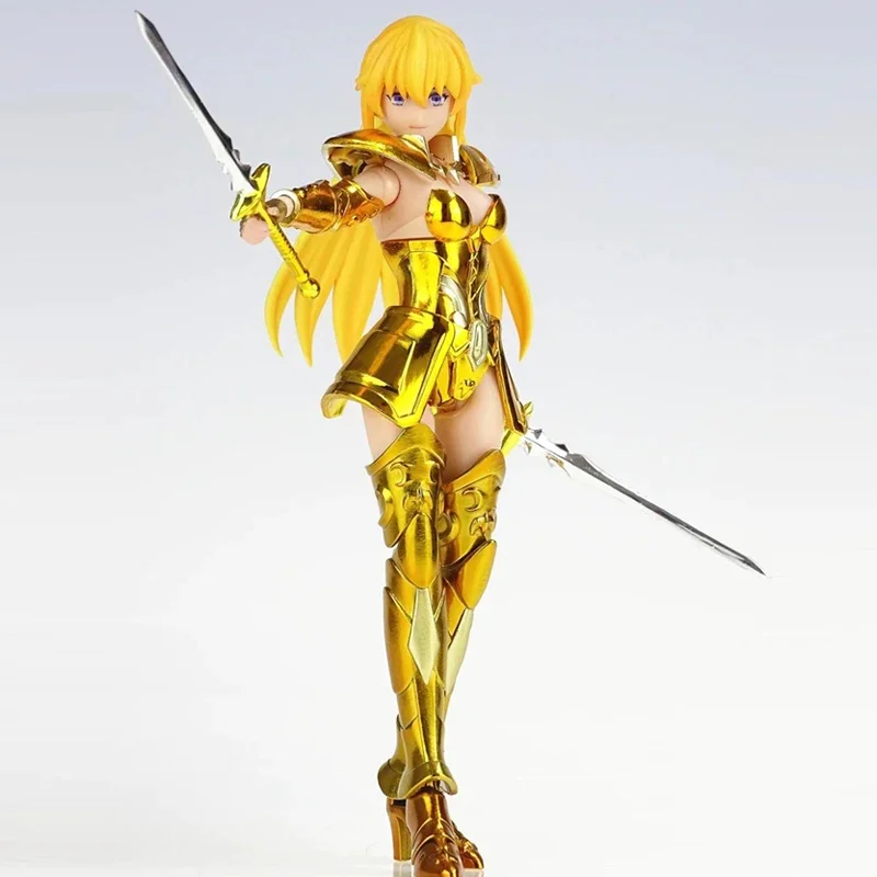 Grandes brinquedos/gt saint seiya mito pano ex virgem verna santo contrato feminino zodíaco cavaleiros do modelo brinquedos em estoque figura de ação