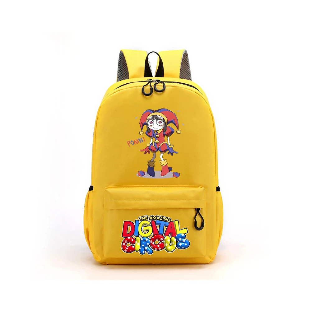 The Amazing Digital Circus Backpacks Anime Pomni High-capacity Knapsacks Kid Shoulders Bags Game School Bags Supplies Party Gift view 2